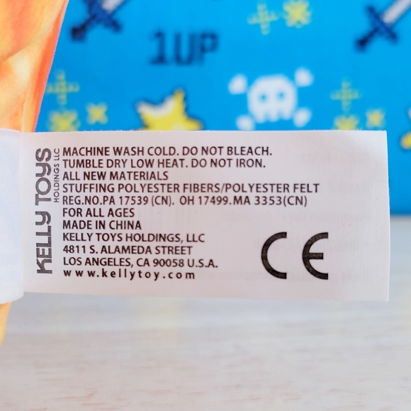 Squishmallow Judy the Tangerine 11" UltraSoft Stuffed Fruit Squad Toy Plush NWT - Picture 4 of 6